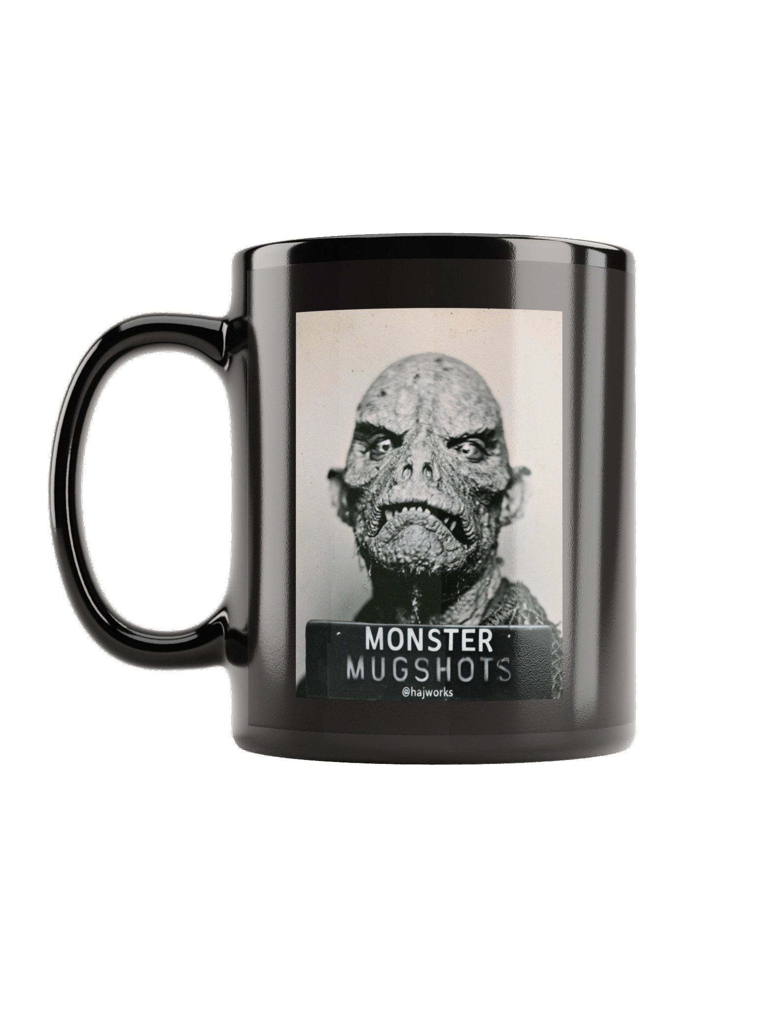 Monster Mugshots No. 005 - Black Ceramic Mug product image (1)