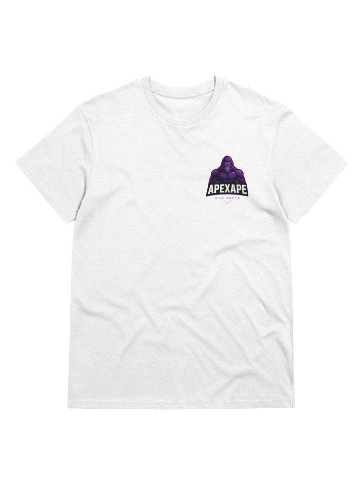 ApexApe “Electric Mark” White Signature Tee product image (1)