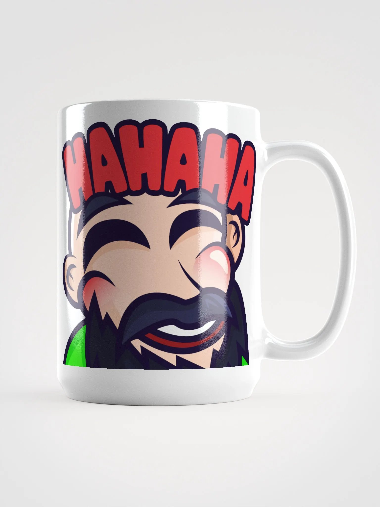 ftap HAHAHA White Coffee Cup product image (1)