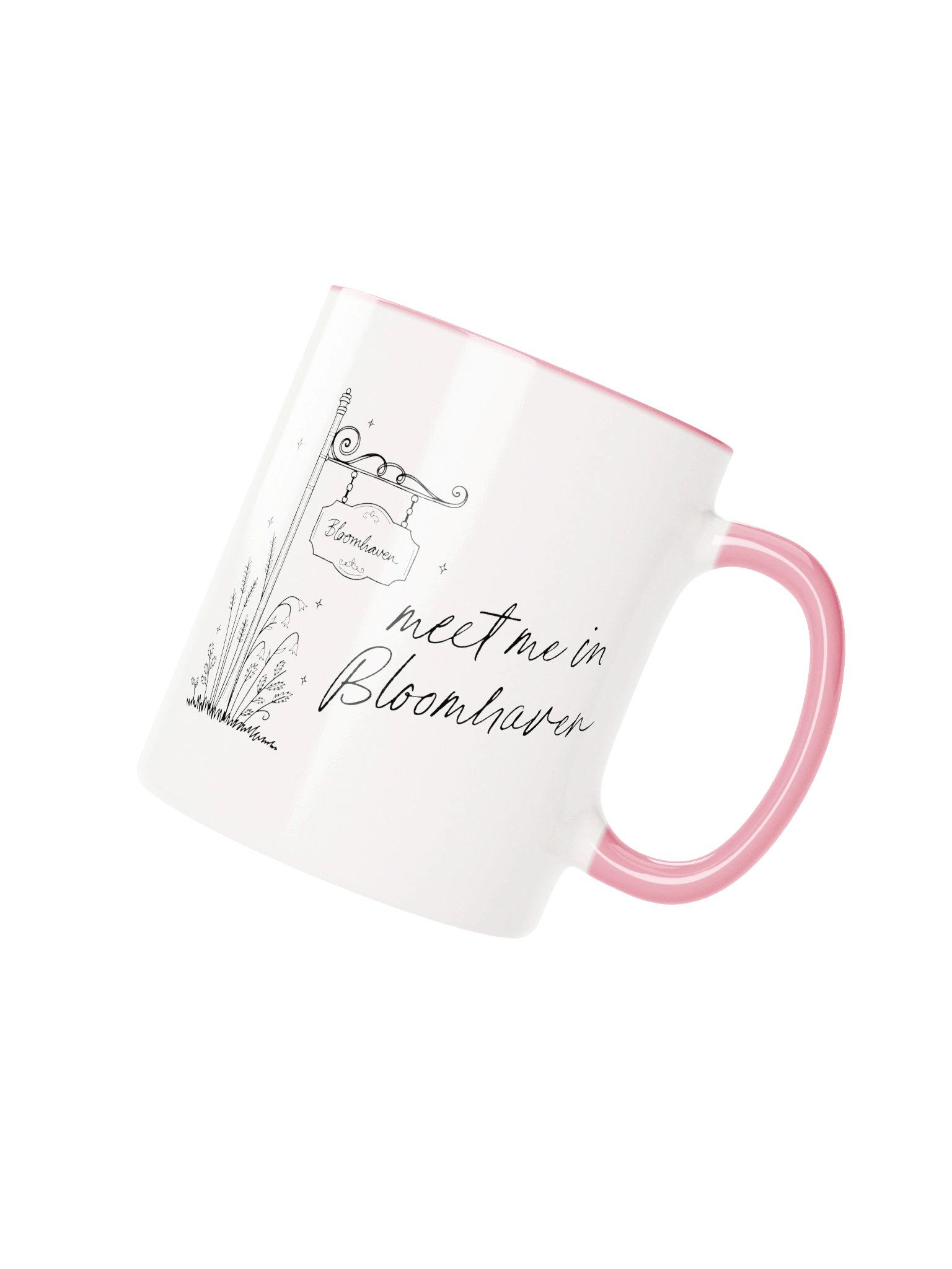 Meet Me In Bloomhaven Mug With Colored Handle product image (2)