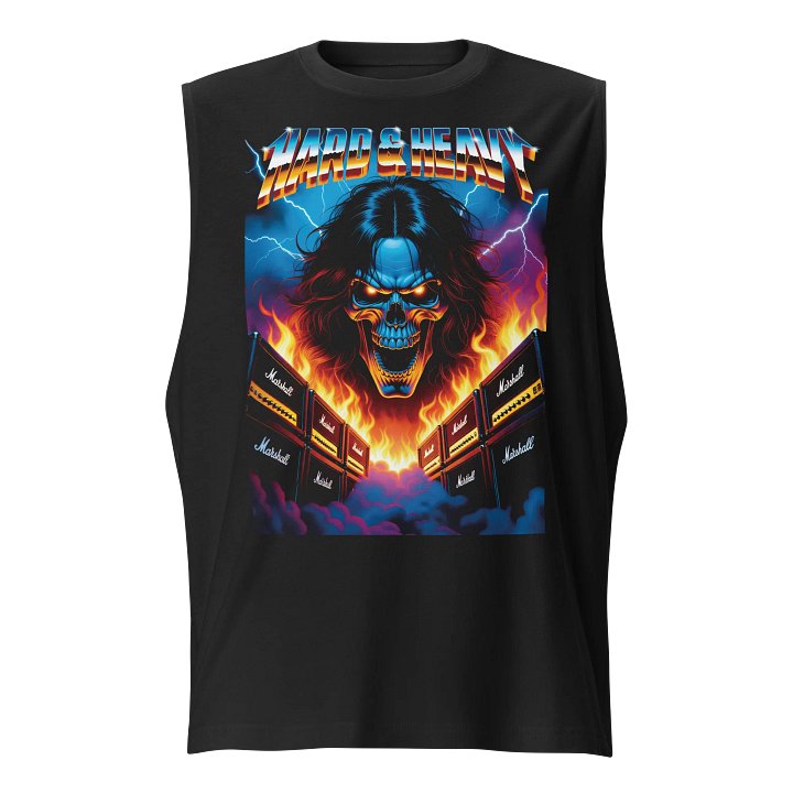 Fiery Skully Amplifier Muscle Tank product image (1)