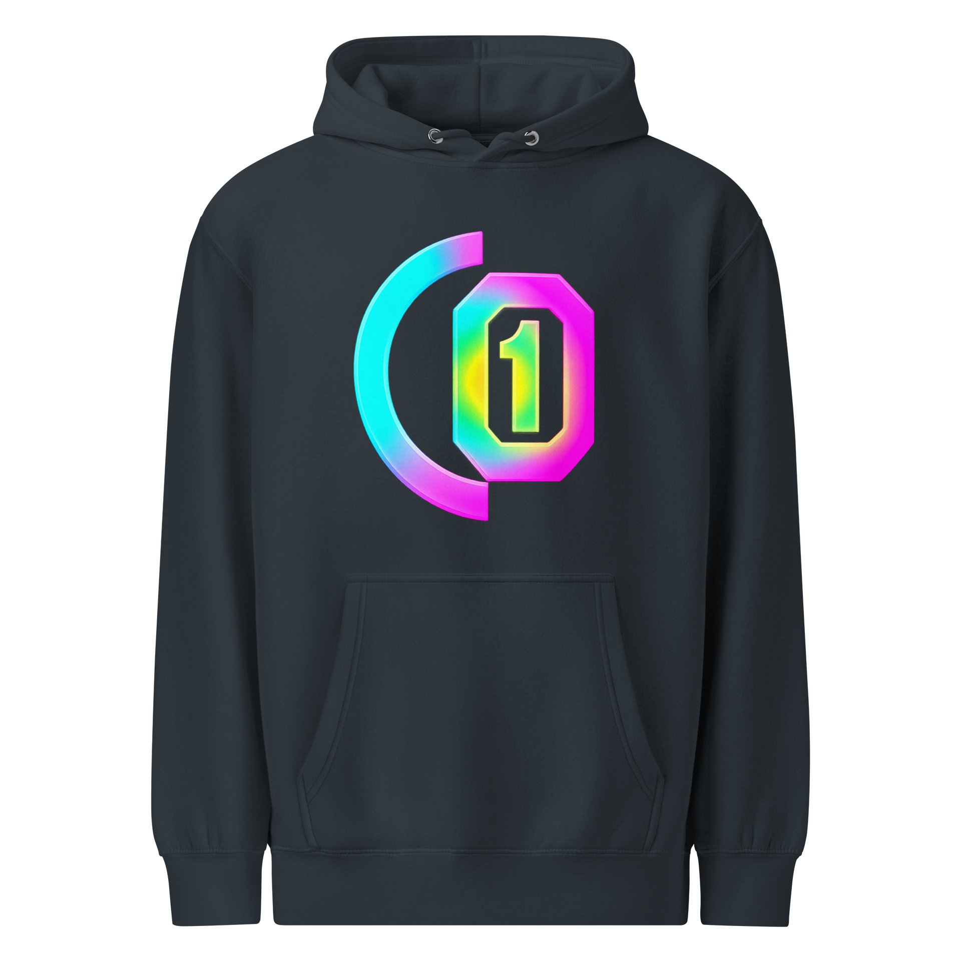 Neon Rainbow Number 1 Hoodie product image (1)