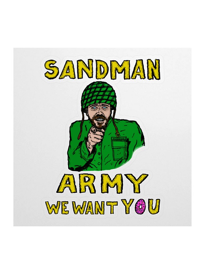 Sandman Army Sticker product image (1)