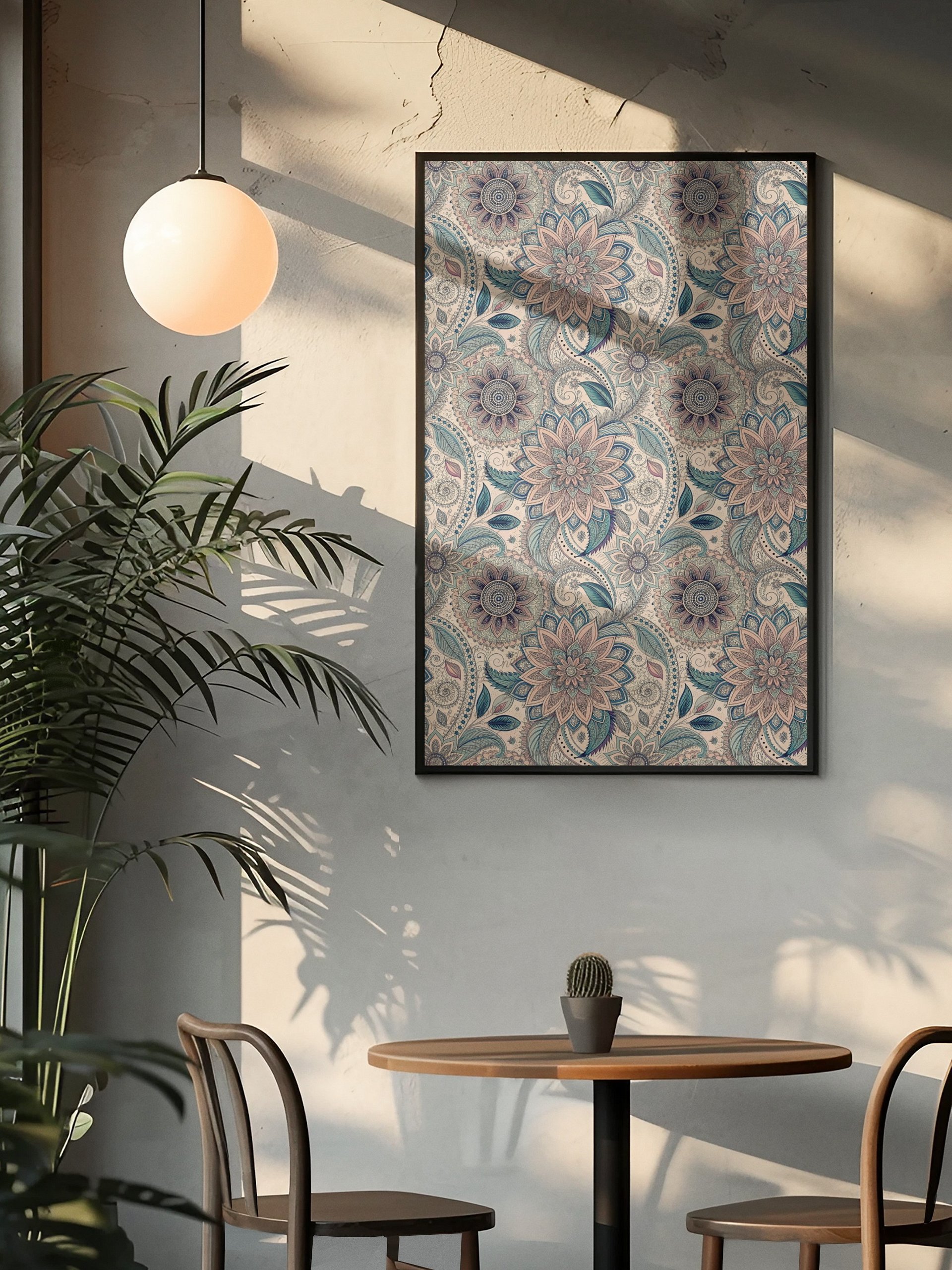 Vintage Paisley Garden Digital Papers Bundle product image (3)