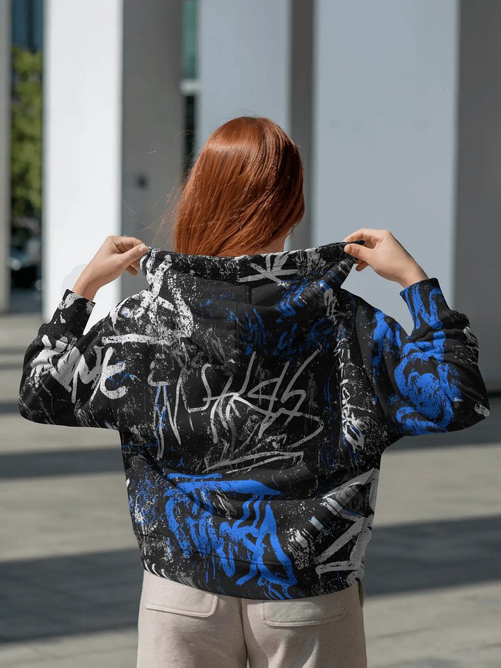 Confidence Cursive – All-Over Print Hoodie product image (2)