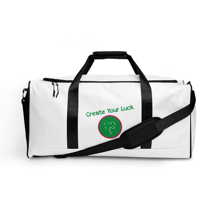 Create Your Luck Clover Duffle Bag product image (1)