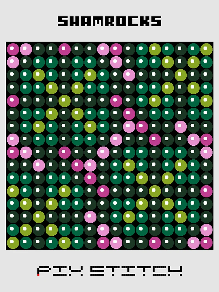 Shamrocks Pixel Art product image (1)