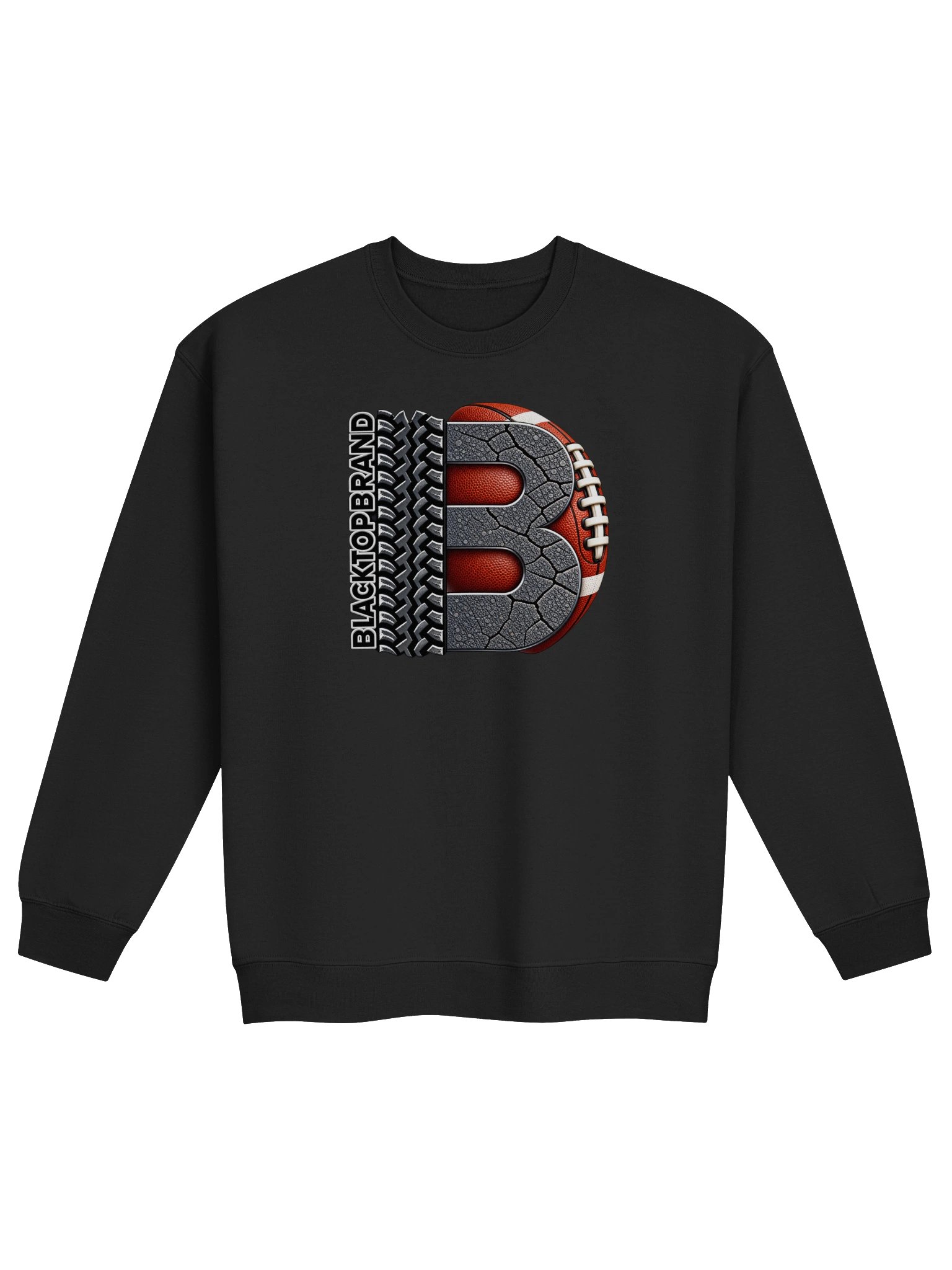 Blacktop Brand Football Crewneck product image (4)