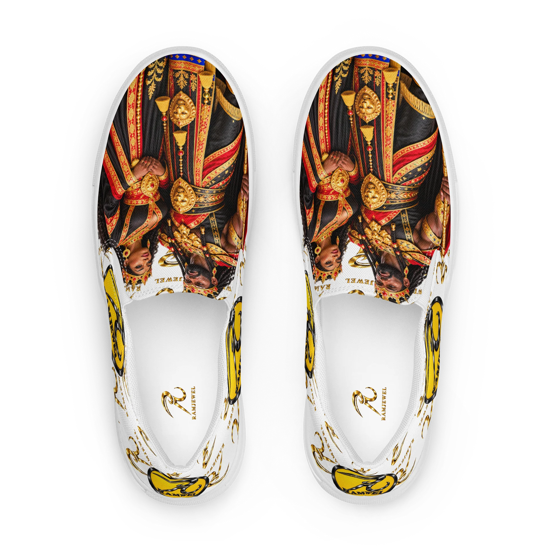 RamJewEL’s Royalty 2 of 2 Slip-On Canvas Shoes Design M2 product image (1)