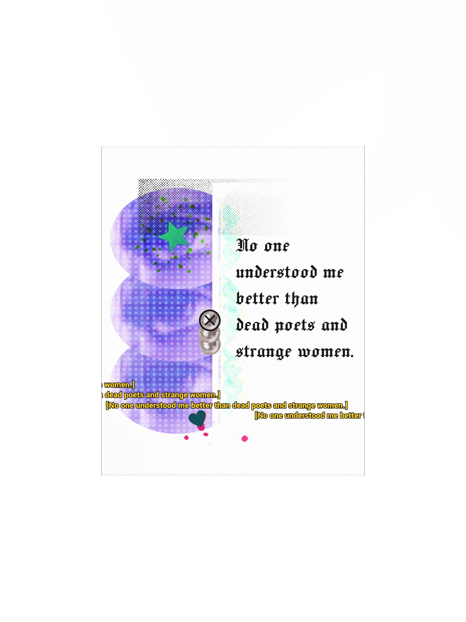 Dead Poets & Strange Women Art Print product image (1)