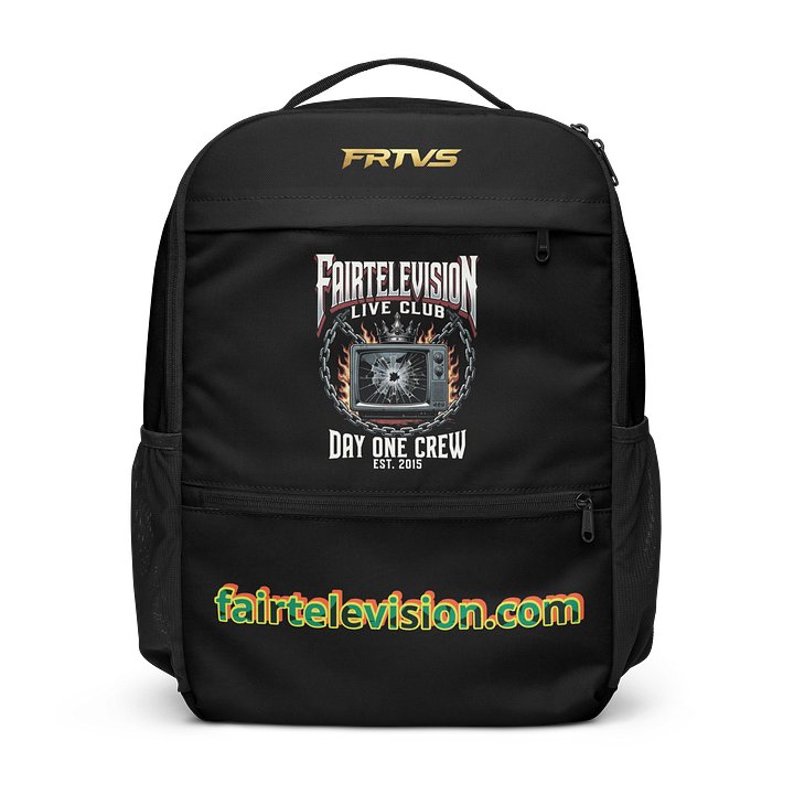 FRTVS All-Over Print Backpack product image (1)