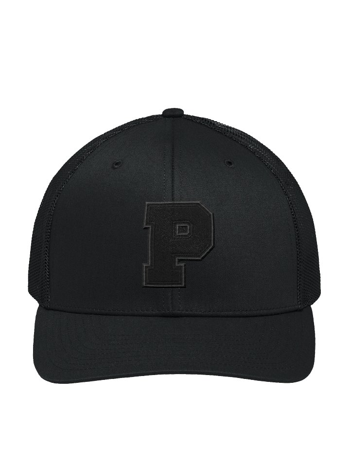 Varsity Paddy Trucker Hat Black / Black product image (1)