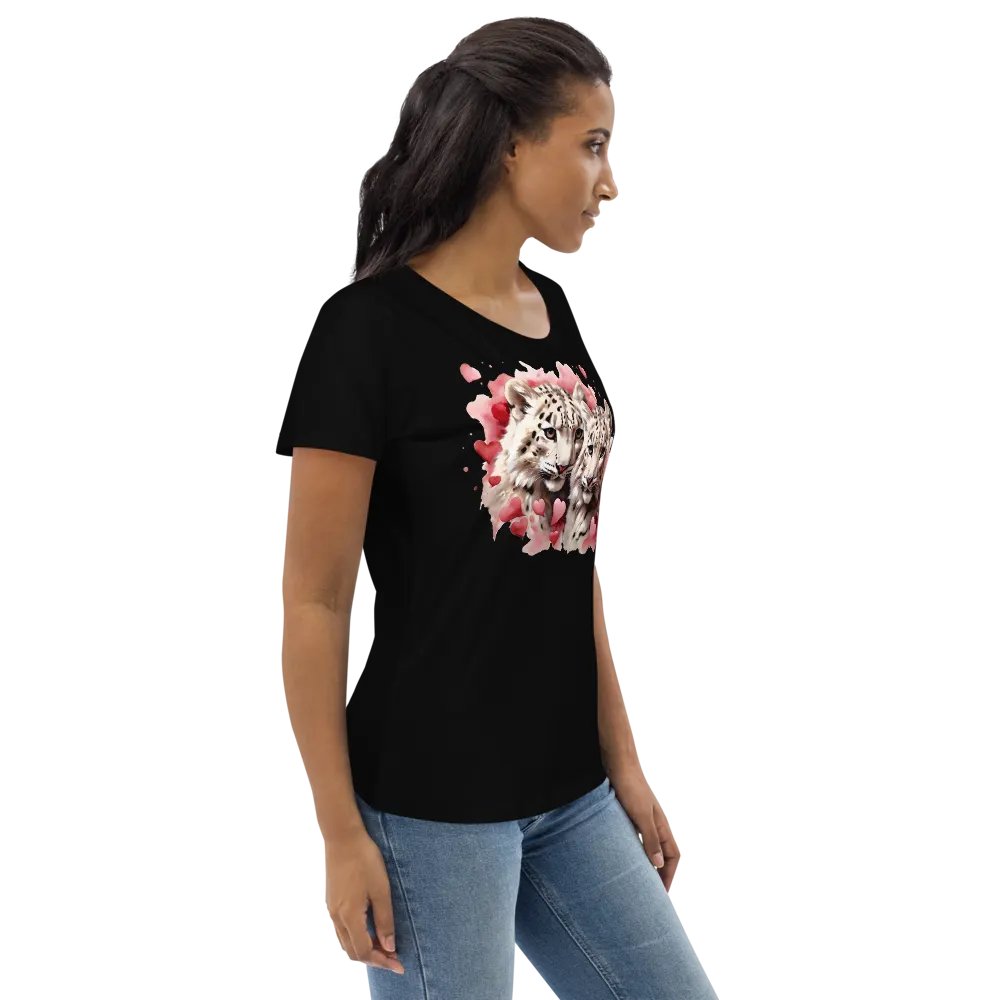 Snow Leopard Serenity Women's Fitted Tee product image (4)