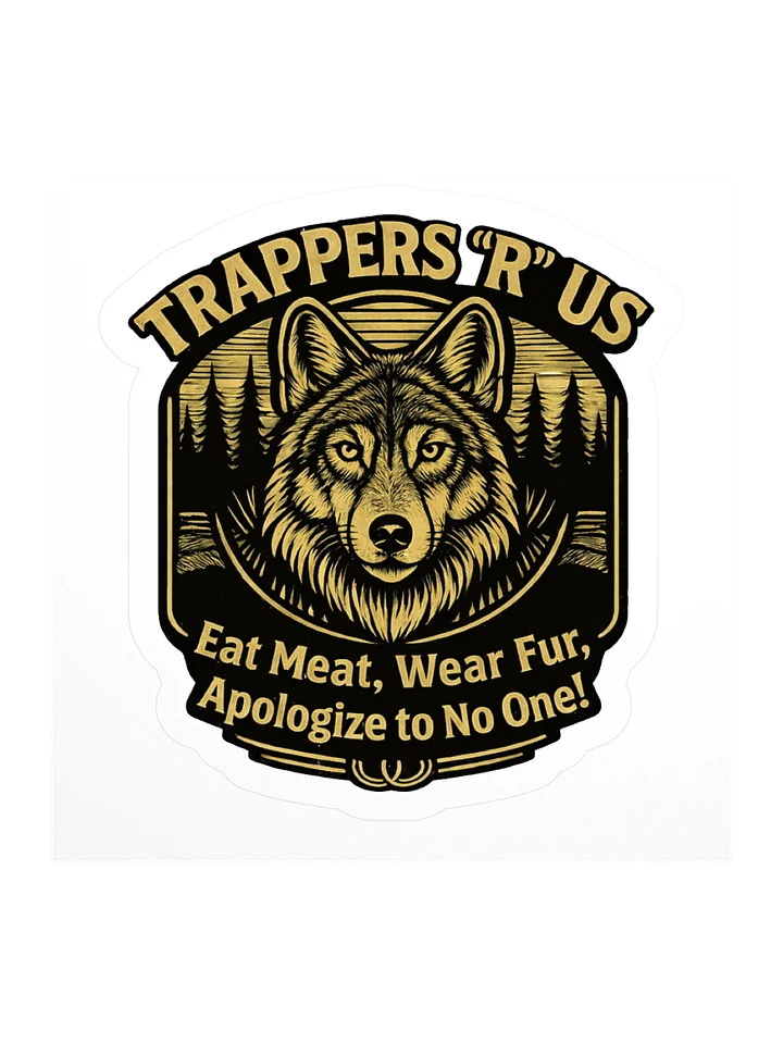 TRUS Eat Meat Coyote Sticker product image (1)