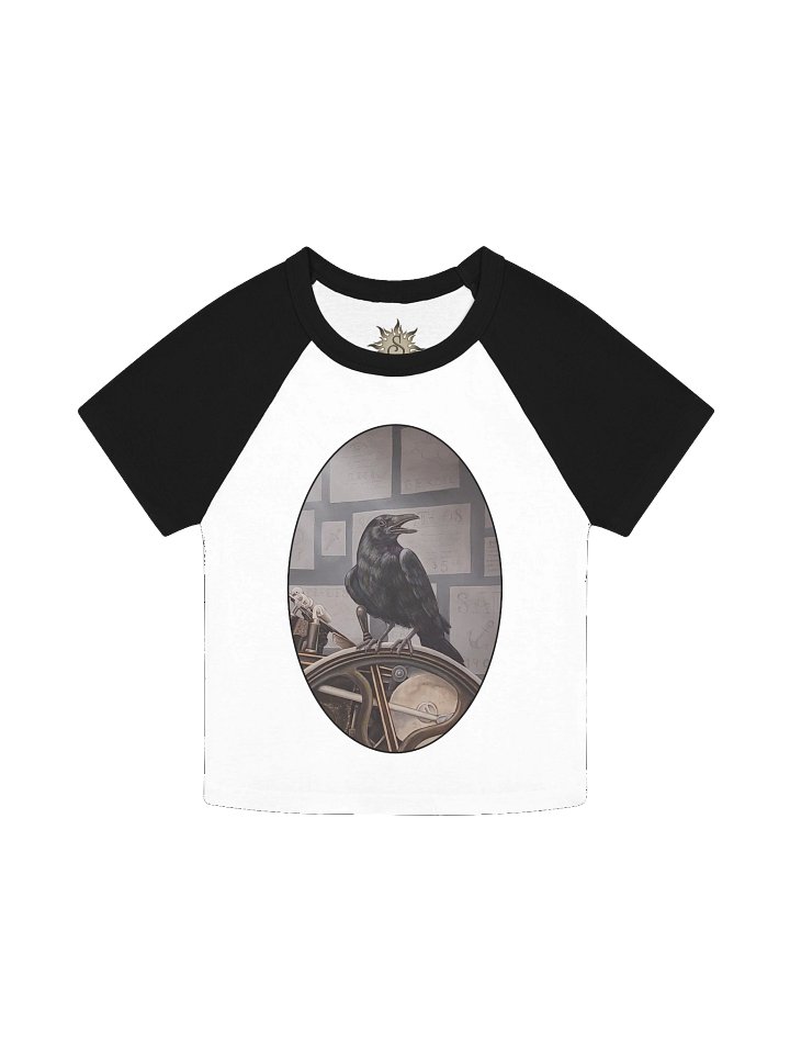 Raven's Letterpress Raglan Baby Tee product image (1)