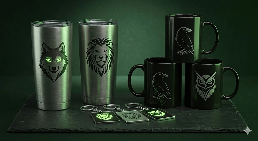 Shop the Apex Vanguard Artist Collection at NextThread, showcasing unique vector art streetwear with a signature lime-green glow against a moody dark green backdrop.