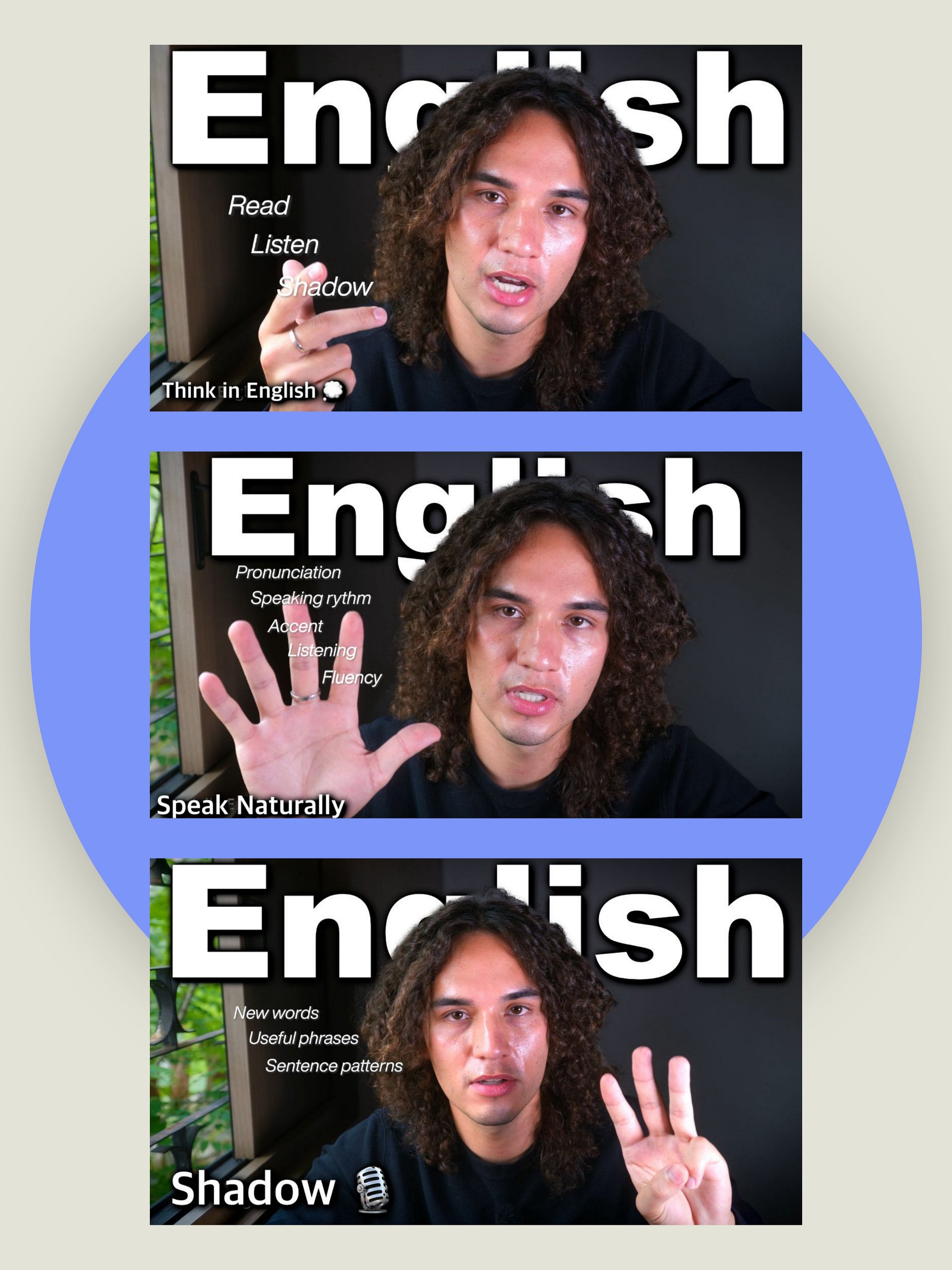 How to Start Thinking in English | A1-B2 Beginner Practice - Shadowing Video 5 Study Pack product image (3)