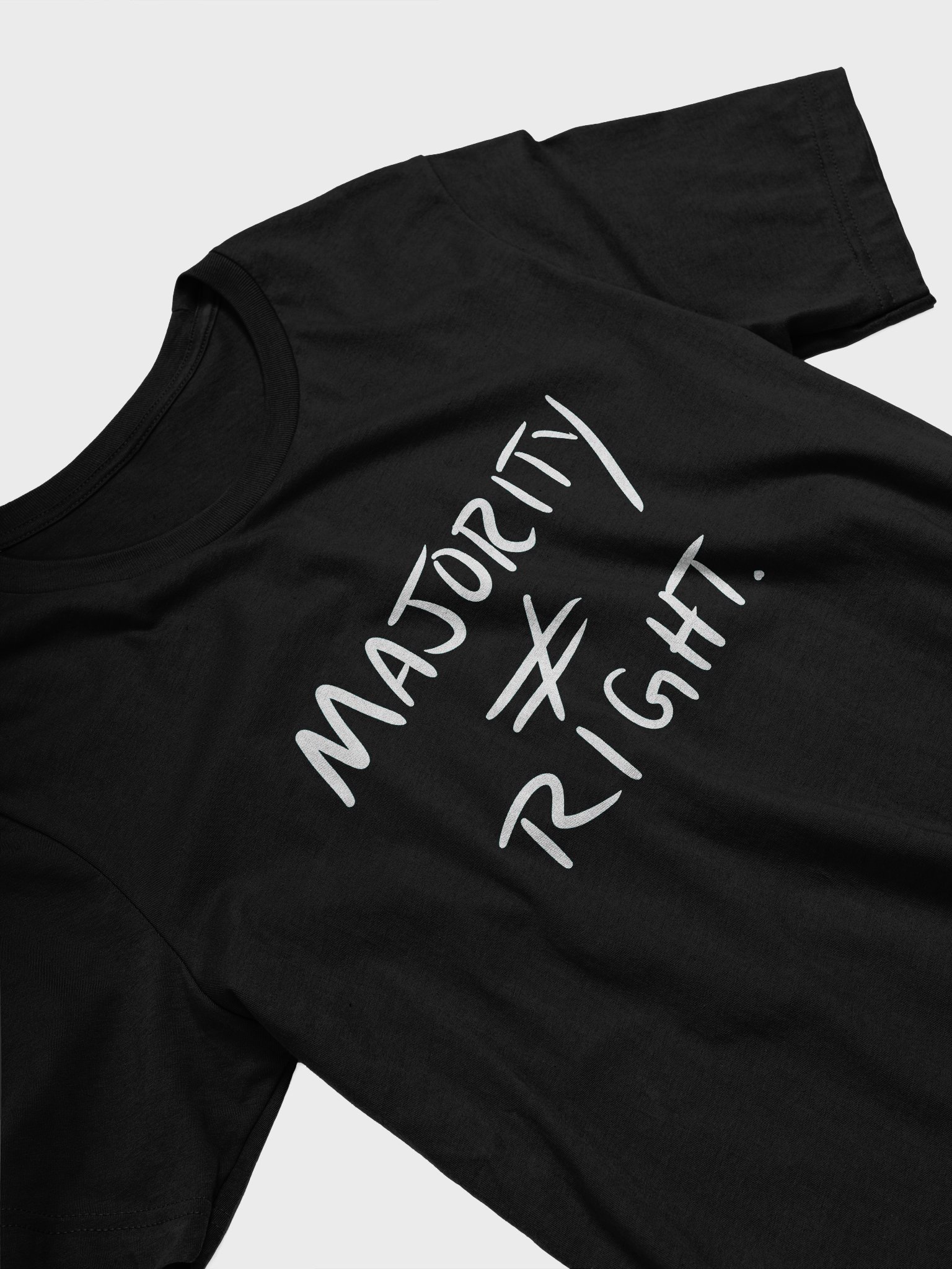 Majority ≠ Right tee (white) product image (17)