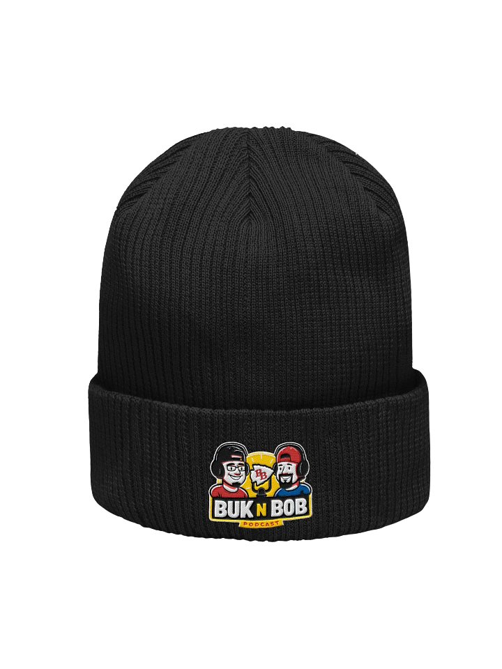 Buk N Bob Podcast Logo Ribbed Beanie product image (3)