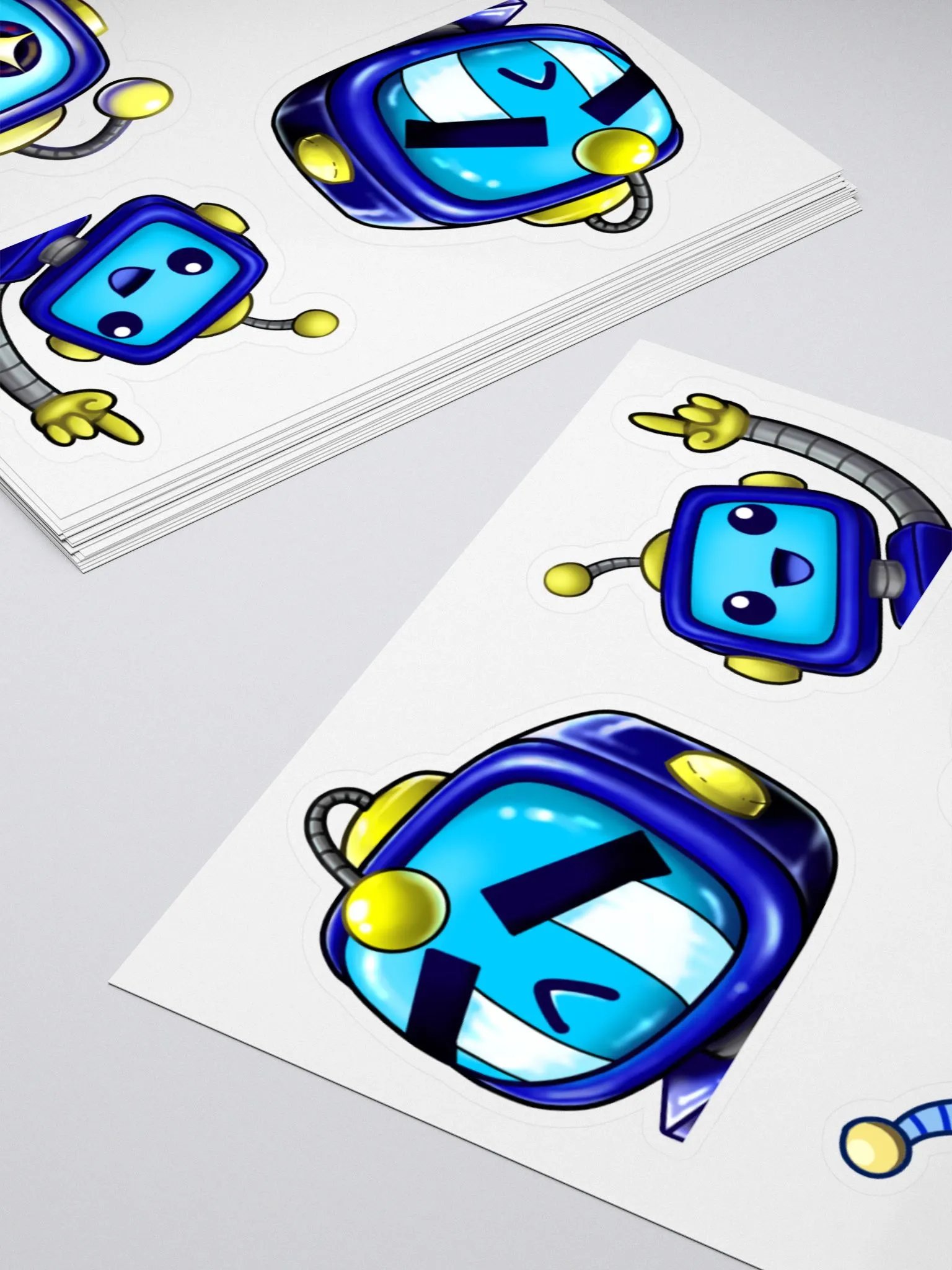 Sticker Sheet - Foxy Collection #2 (Cry, Wow, This, Blobbytues) product image (4)