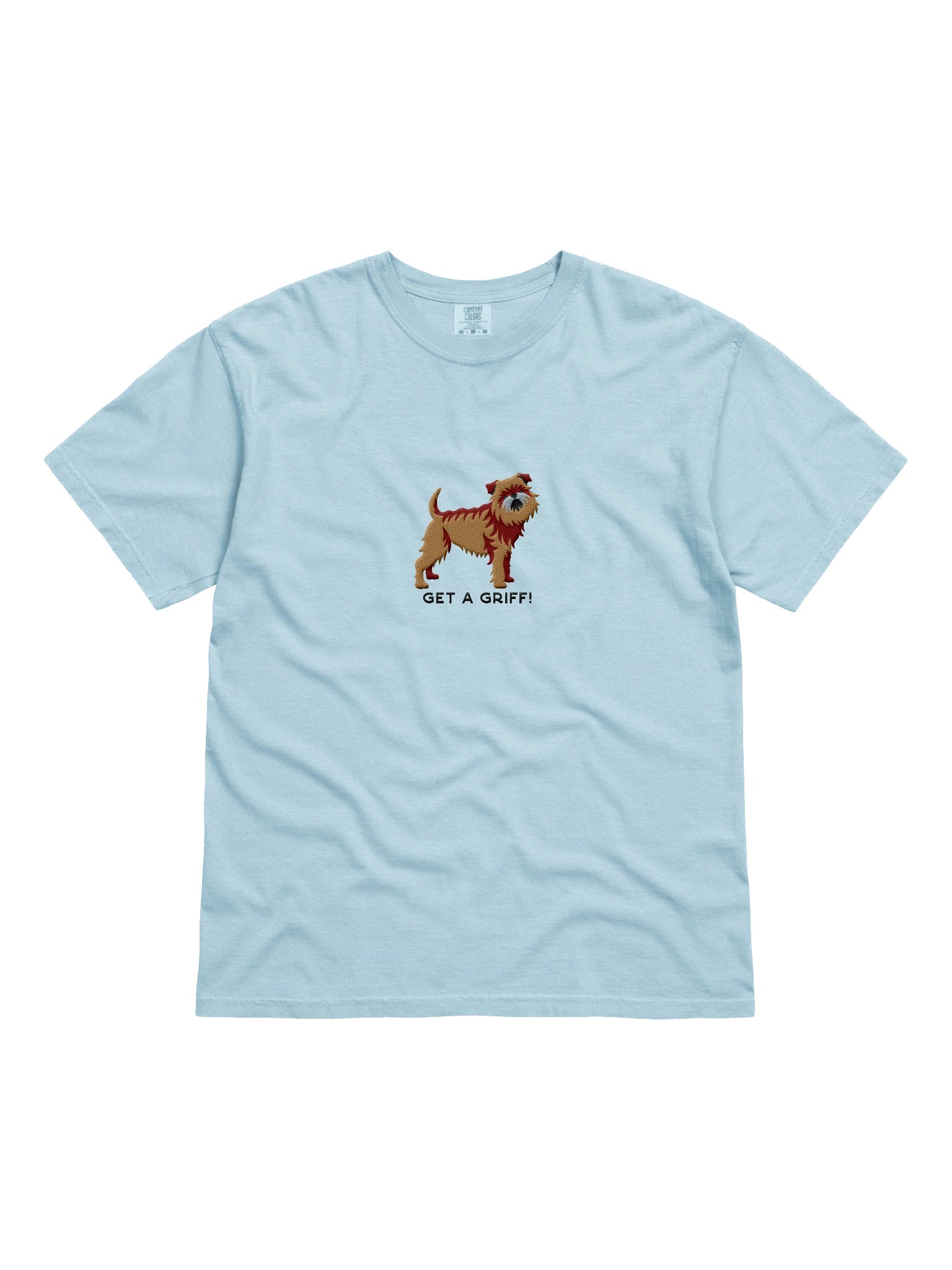 Get a Griff T-Shirt(Embroidered) of a Brussels Griffon(Tan) product image (4)