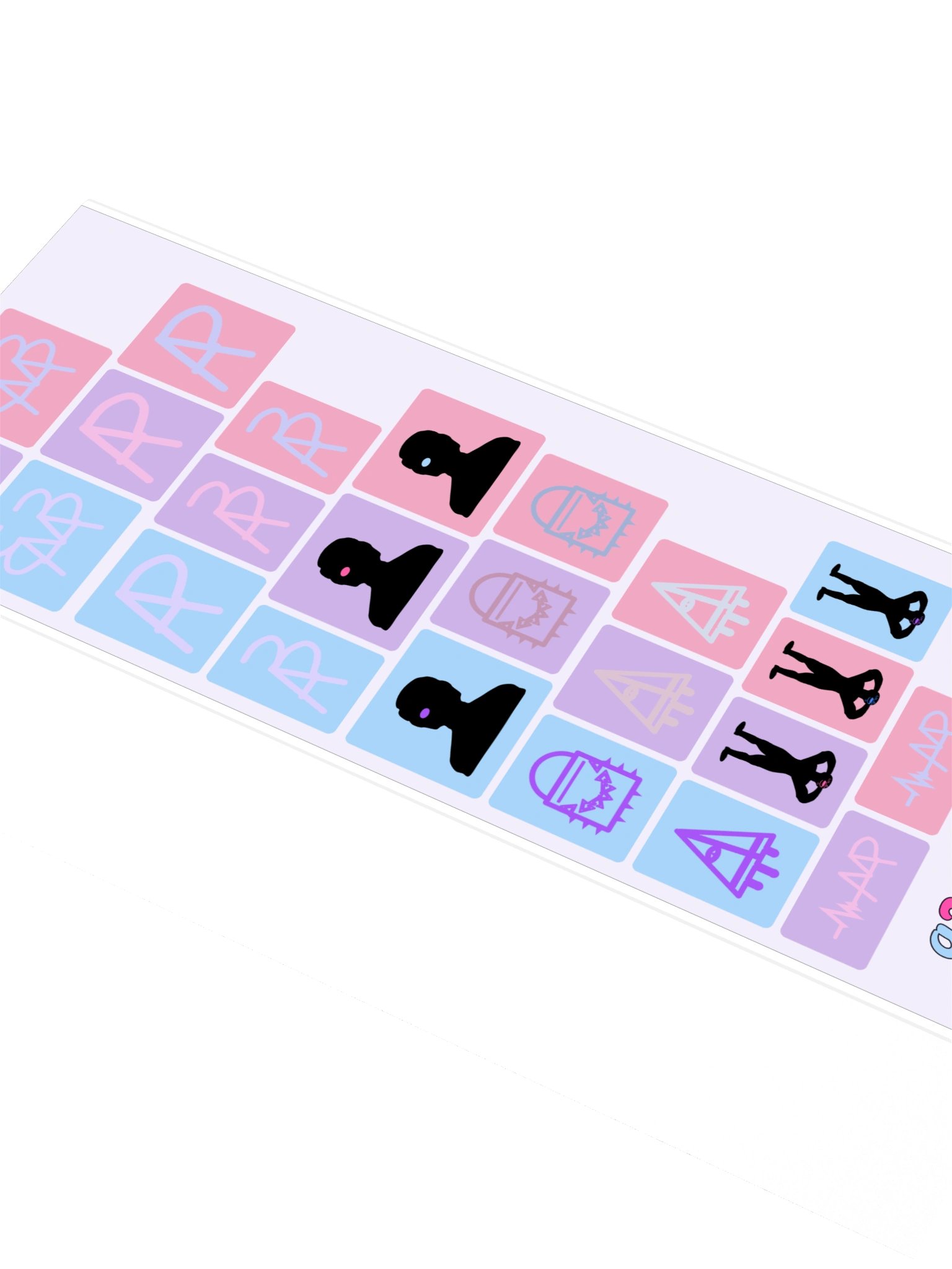 Mega Sticker Pack Vol 1 — Glyphs & Marks · Block Sheet 1 product image (2)