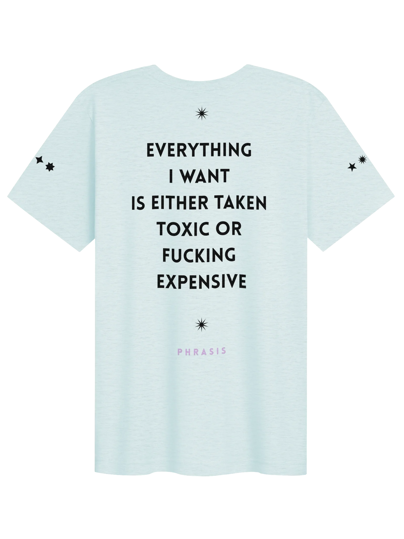Everything I Want Tee - Ice Blue — Heather Ice Blue, photo 2
