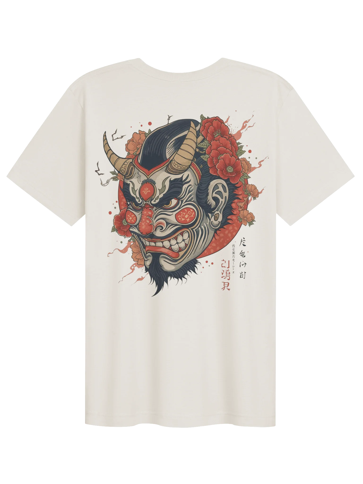 The Bold Oni Mask Streetwear T-Shirt product image (1)