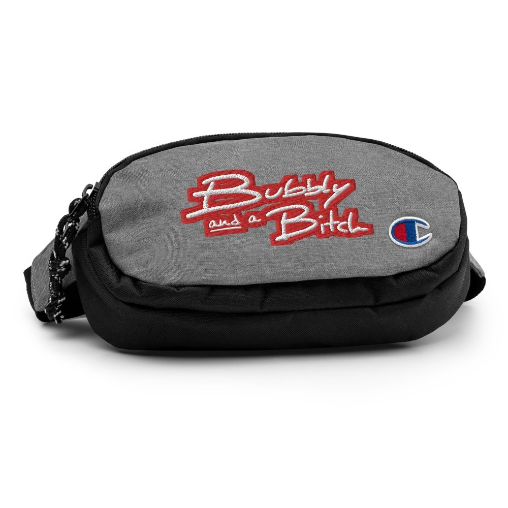 Bubbly and a B (red bubble design 2) champion fanny pack product image (2)