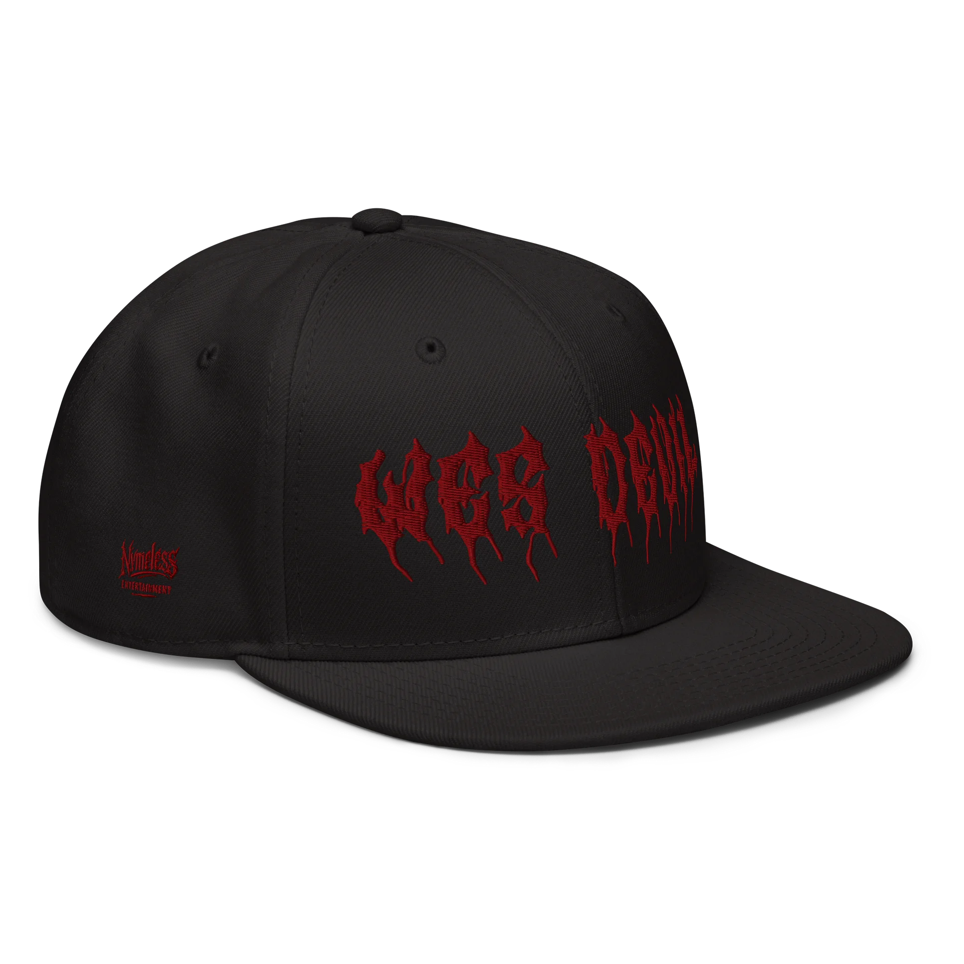Wes Devil Embroidered Snapback Hat product image (46)