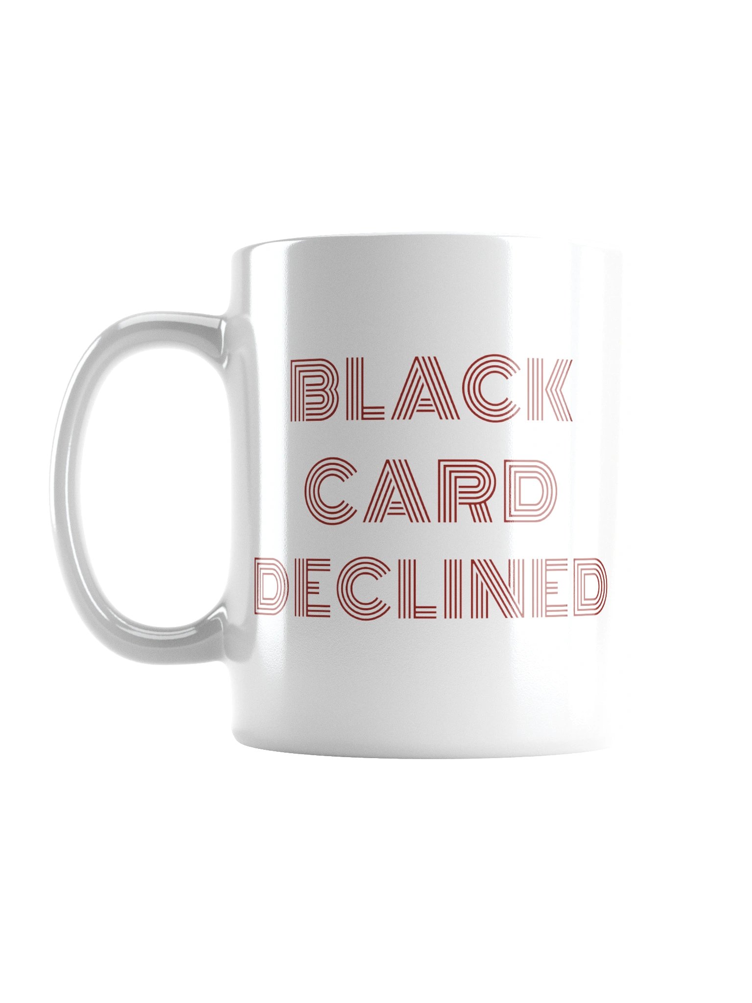 Black Card Declined Mugs product image (1)