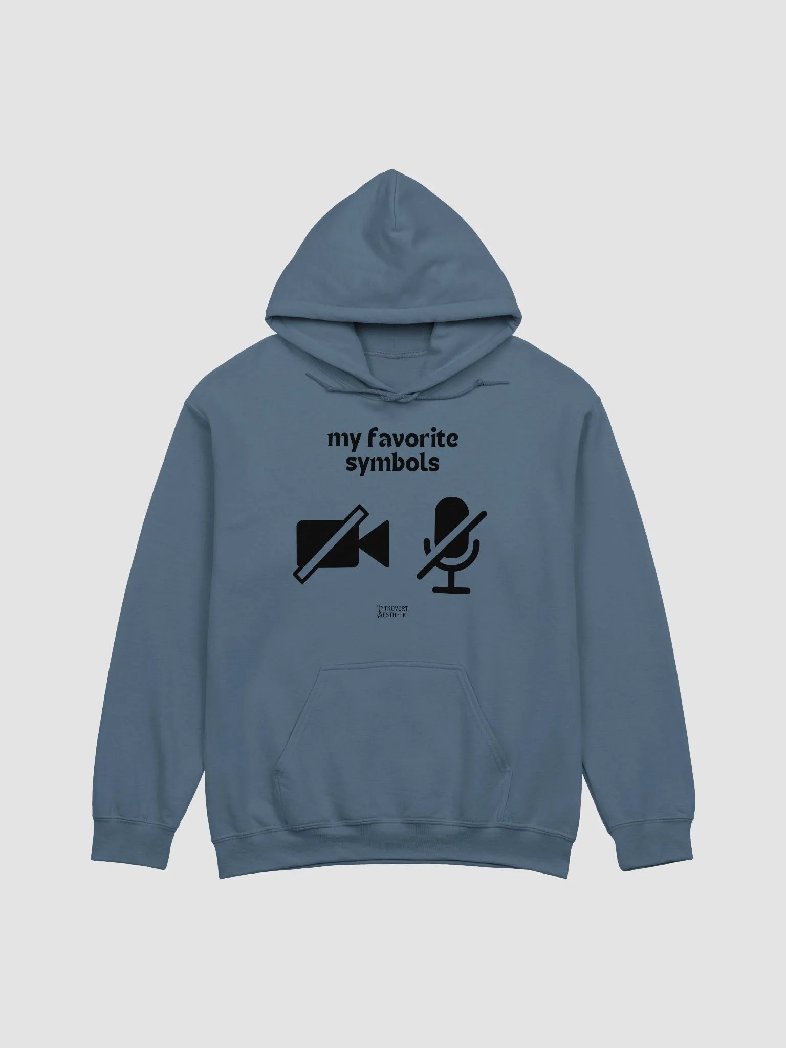 Introvert Symbols Comfort Hoodie product image (1)