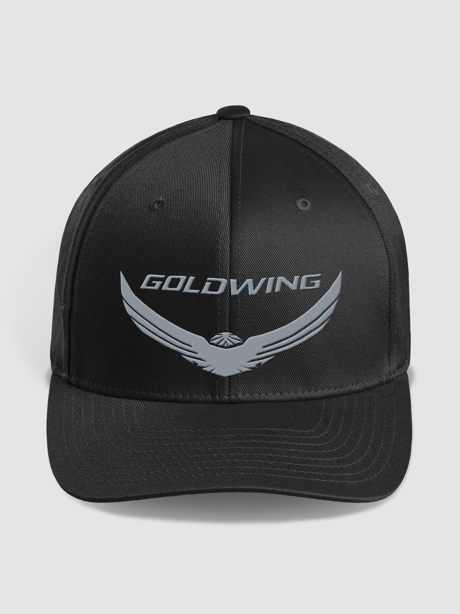 Silver Bird In Flight Goldwing Cap Flexi-Fit product image (3)