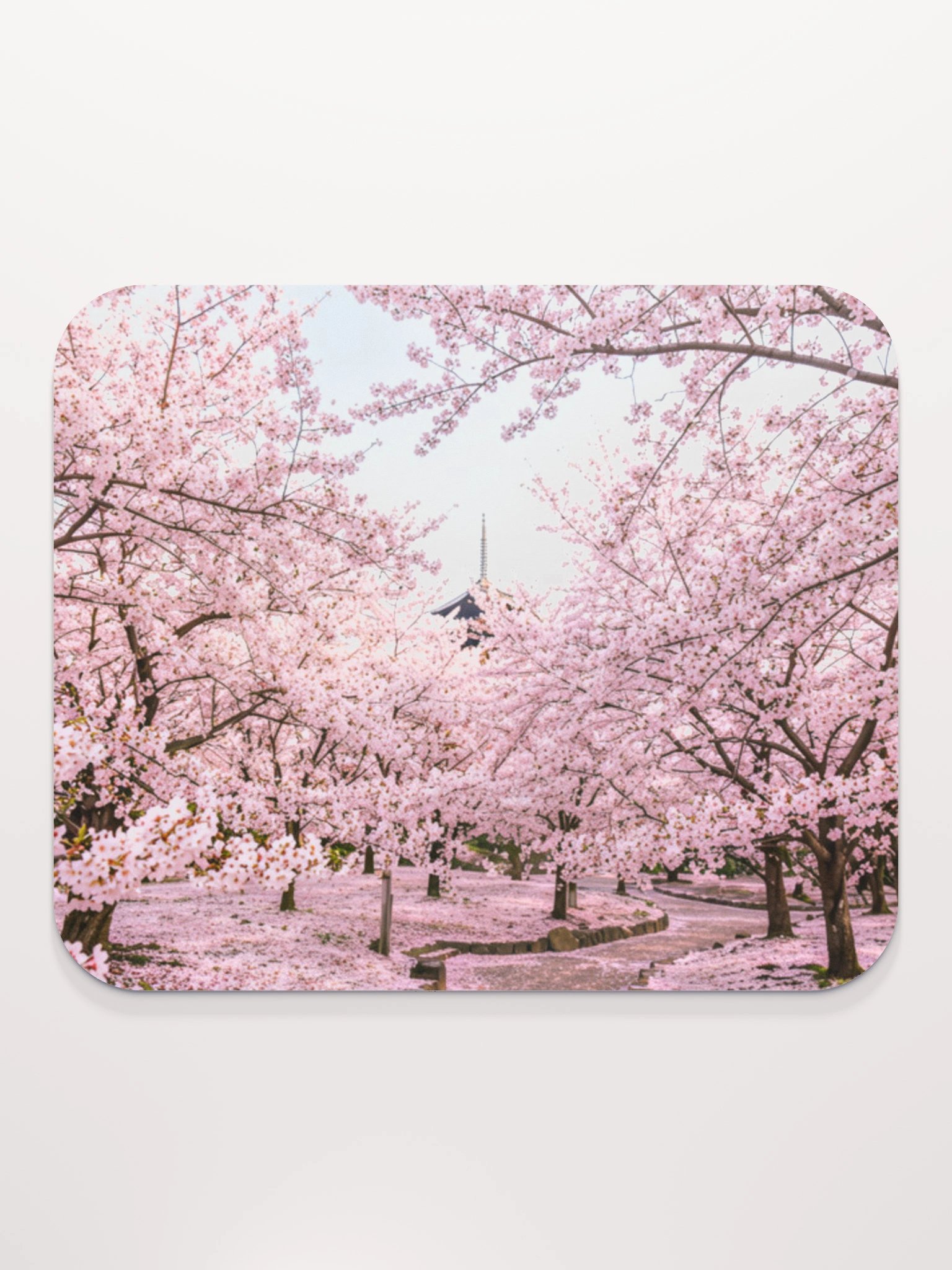 Cherry Blossom Classic Mouse Pad | Non-Slip Sakura Mousepad product image (2)