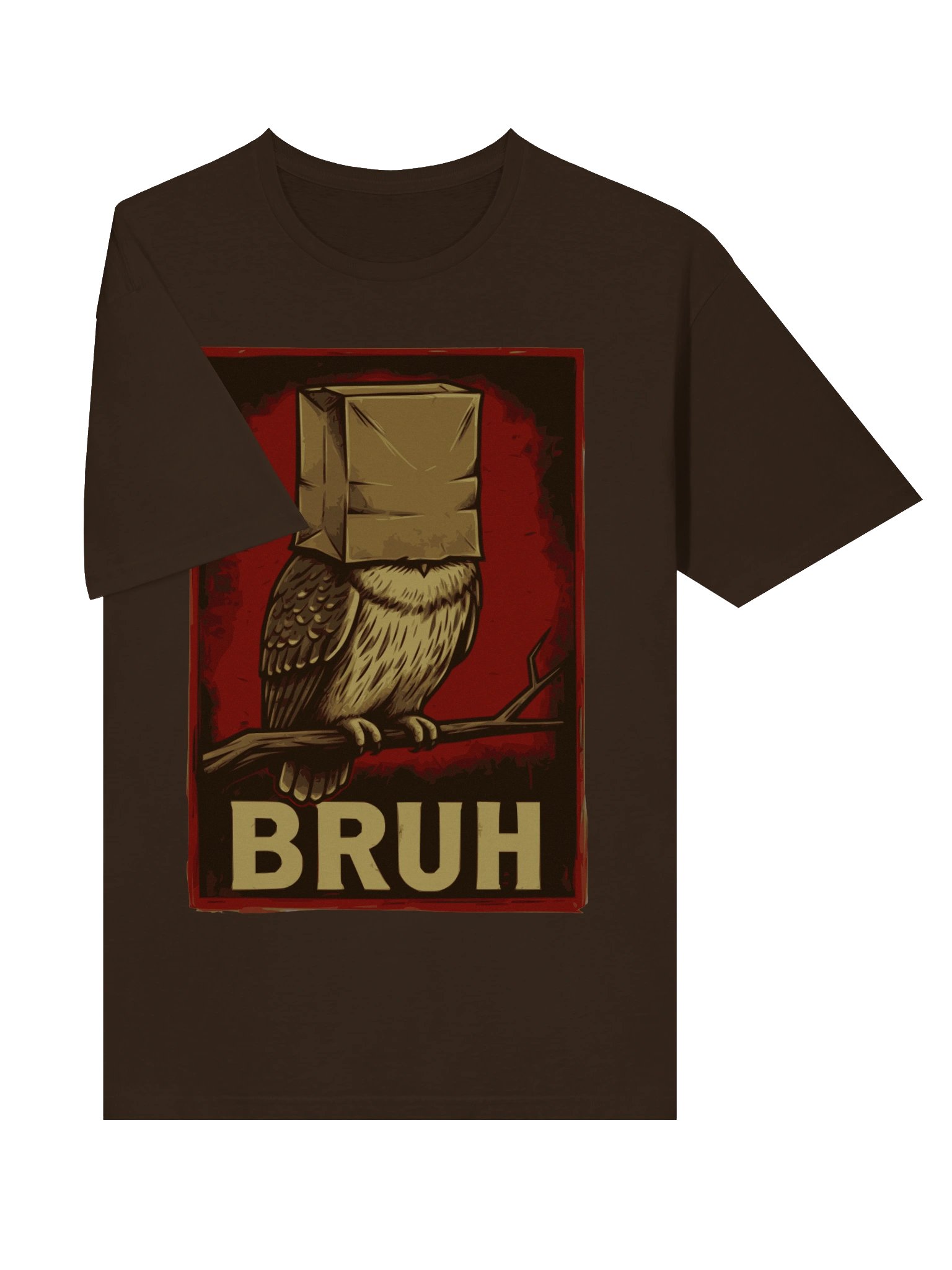 Funny BRUH OWL Unisex T-Shirt product image (3)