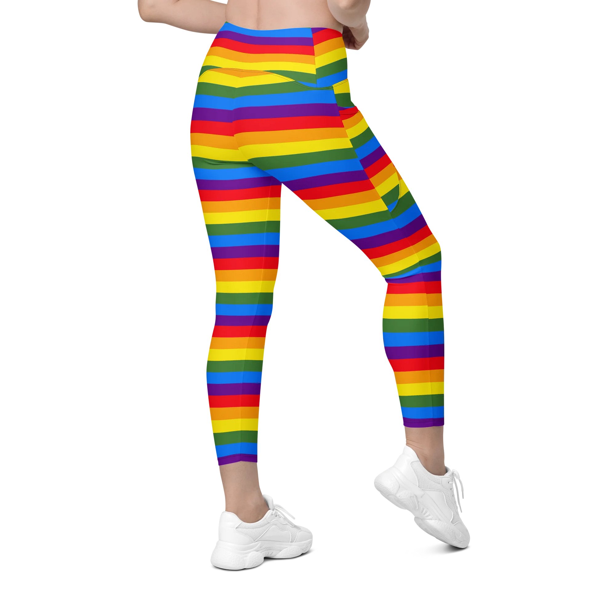 Rainbow Bliss Crossover Leggings product image (9)