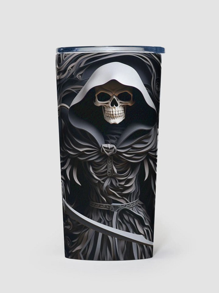 3D Grim Reaper Stainless Steel Mug – 20oz product image (1)