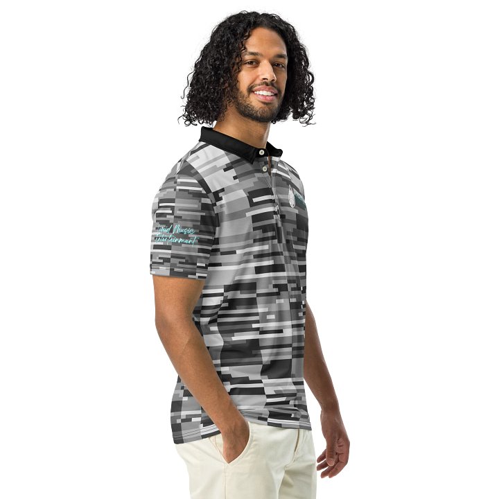 Liquid Music Entertainment Custom Minecraft Performance Polo product image (1)