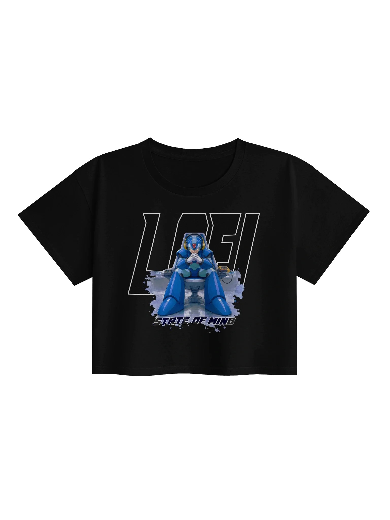 Megaman X "LoFi State of Mind" Crop Top
