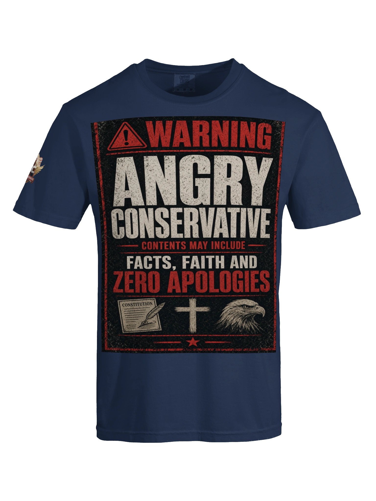 Warning T-shirt product image (9)