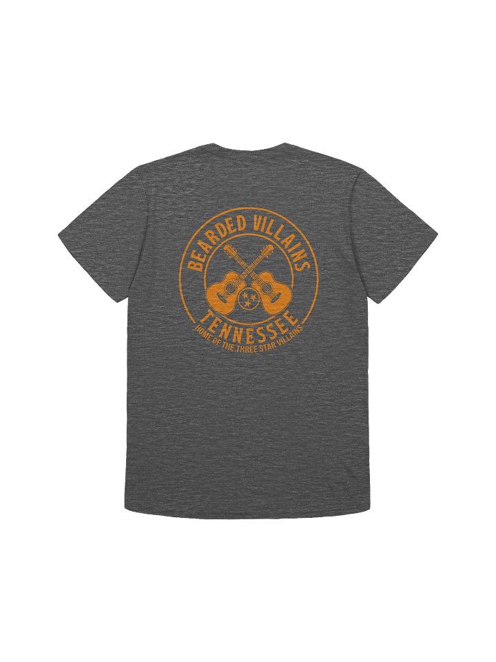 TSV Bearded Villains Tennessee T-Shirt | Bold Vols Guitar Design | Brotherhood & Southern Pride Tee product image (2)