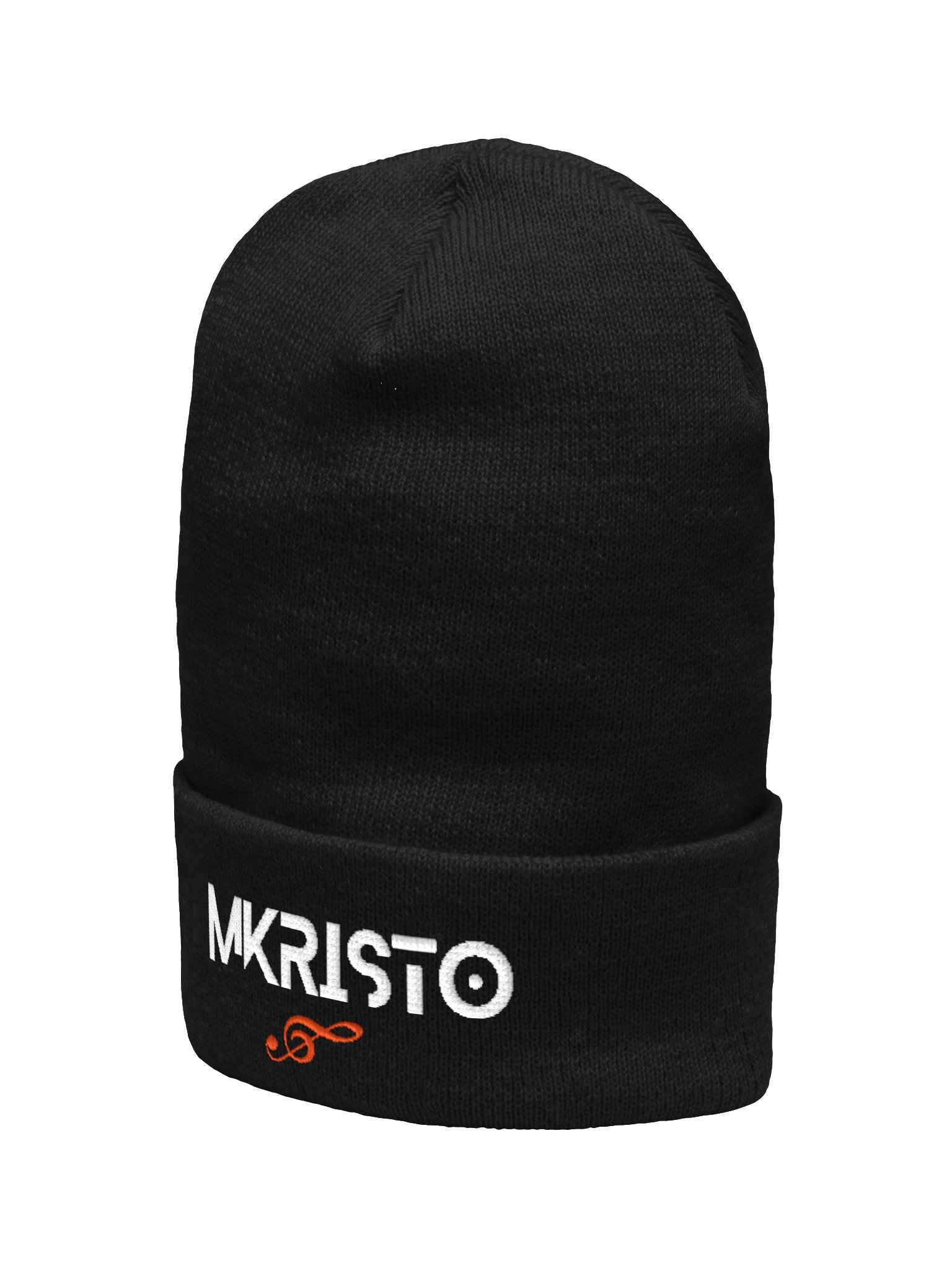 Mkristo Orange Music Logo Cuffed Beanie product image (9)