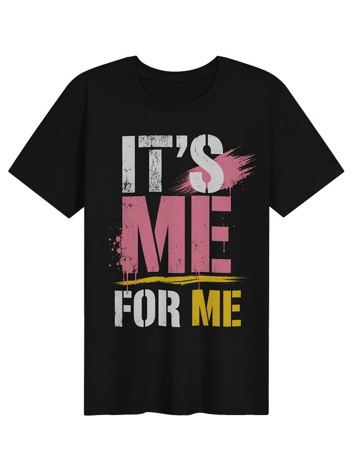It's Me For Me Color Tee — Black product image (1)