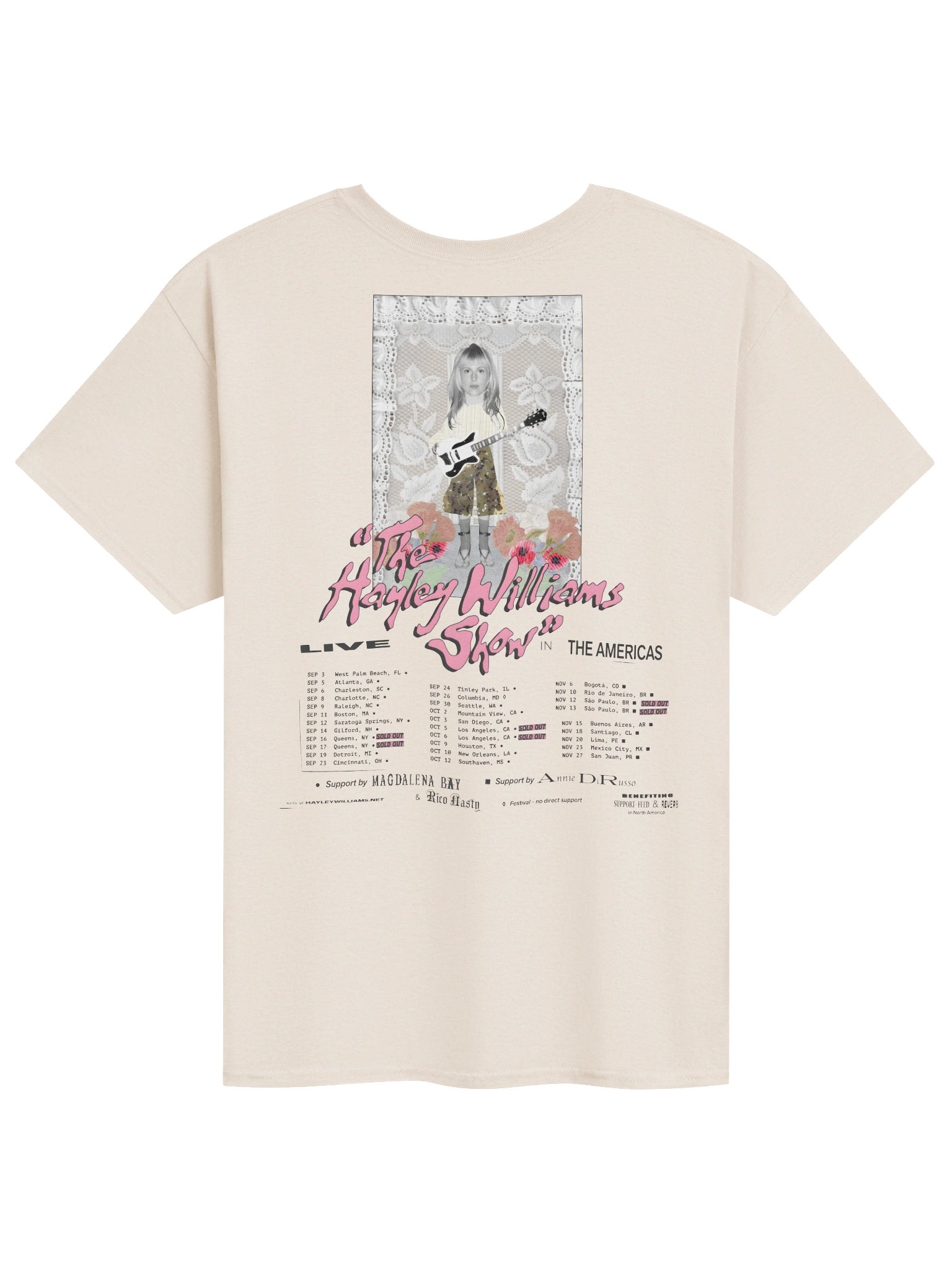 The Hayley Williams Show Tour Merch Tshirt product image (2)