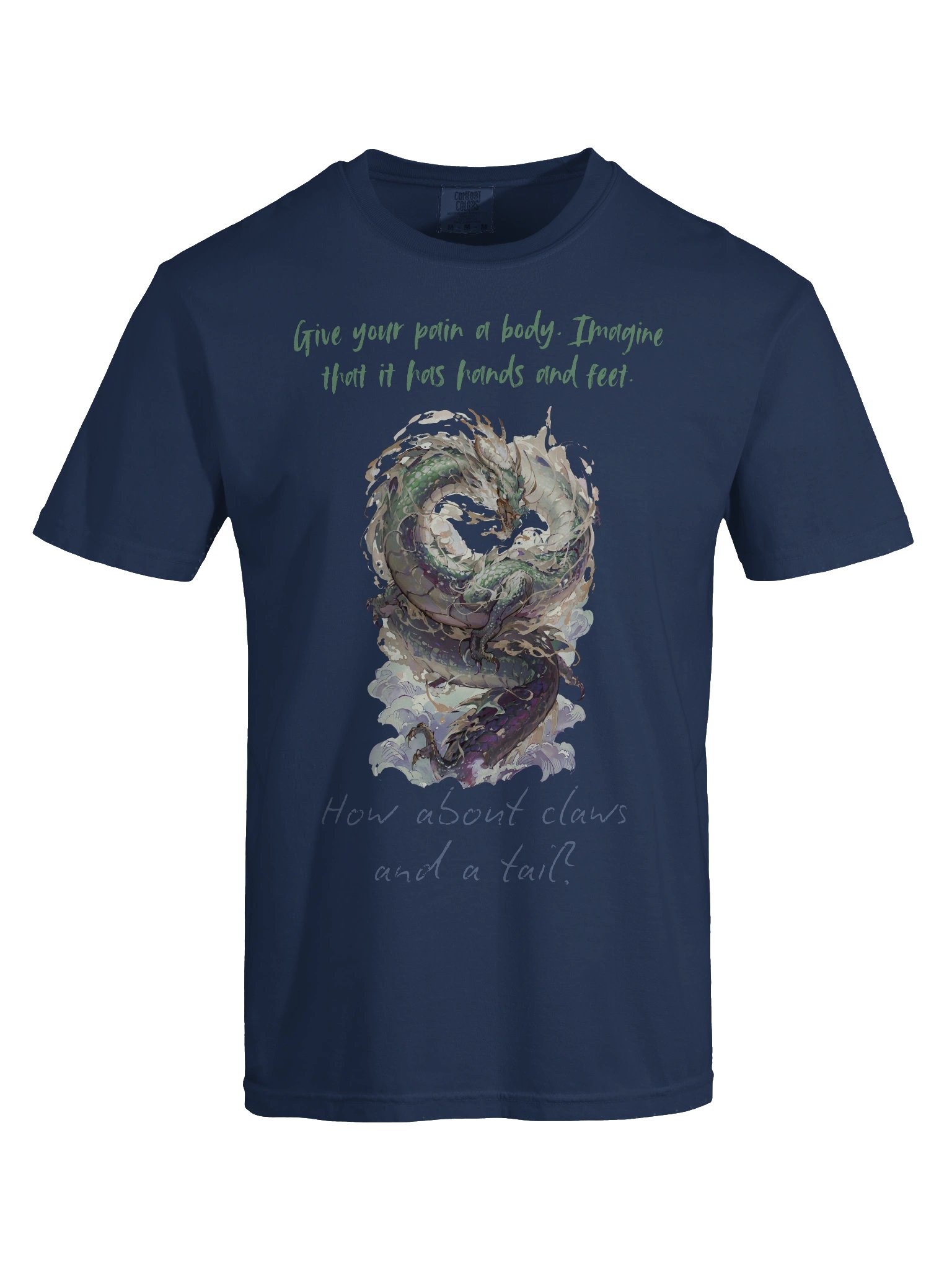 Give Your Pain a Dragon Heavyweight Tee product image (5)
