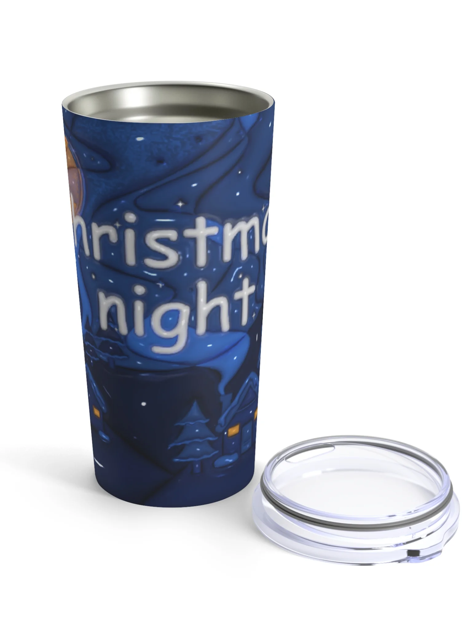 Christmas Night Sky Stainless Steel Tumbler product image (5)