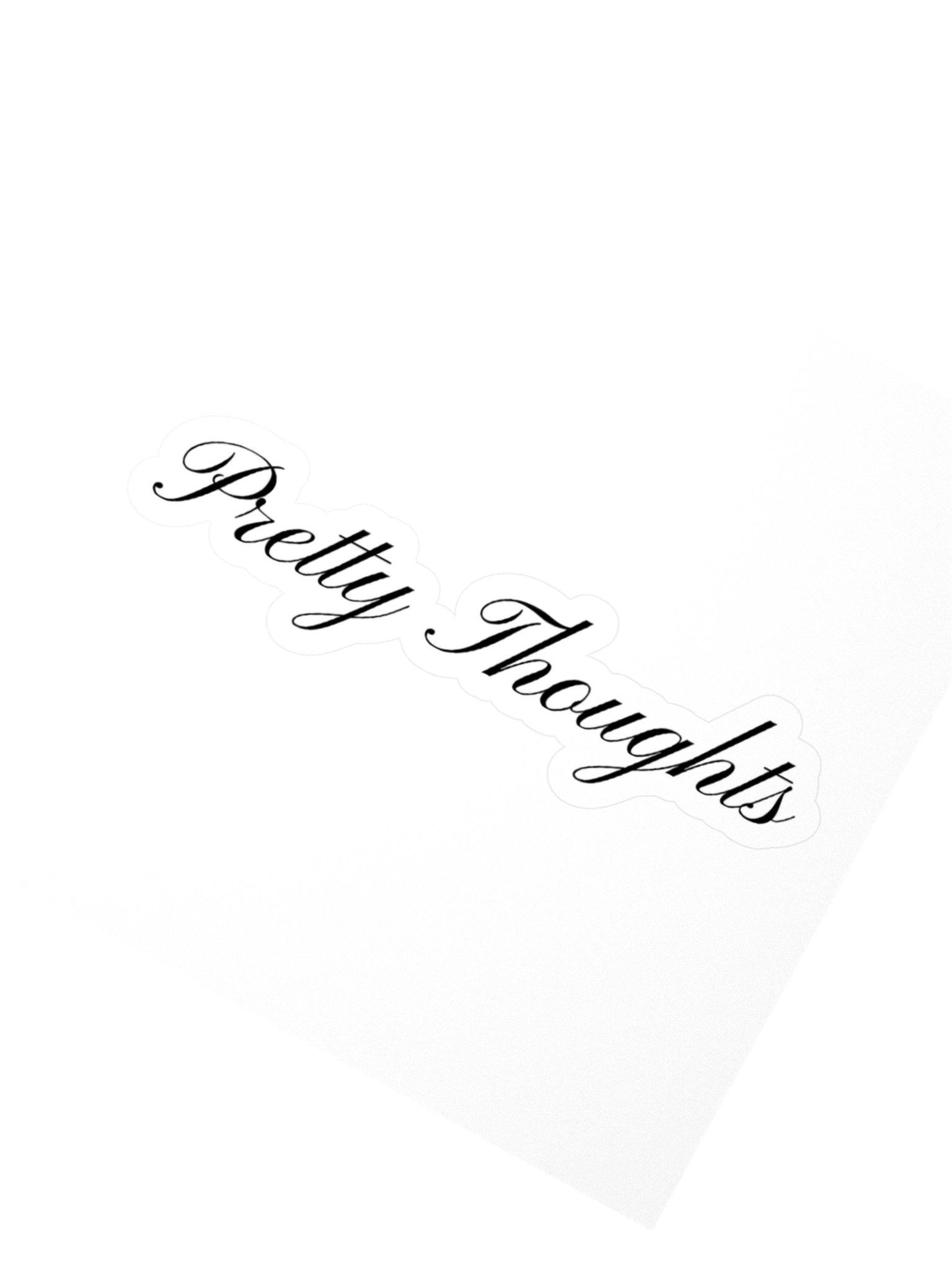 Pretty Thoughts Sticker product image (2)