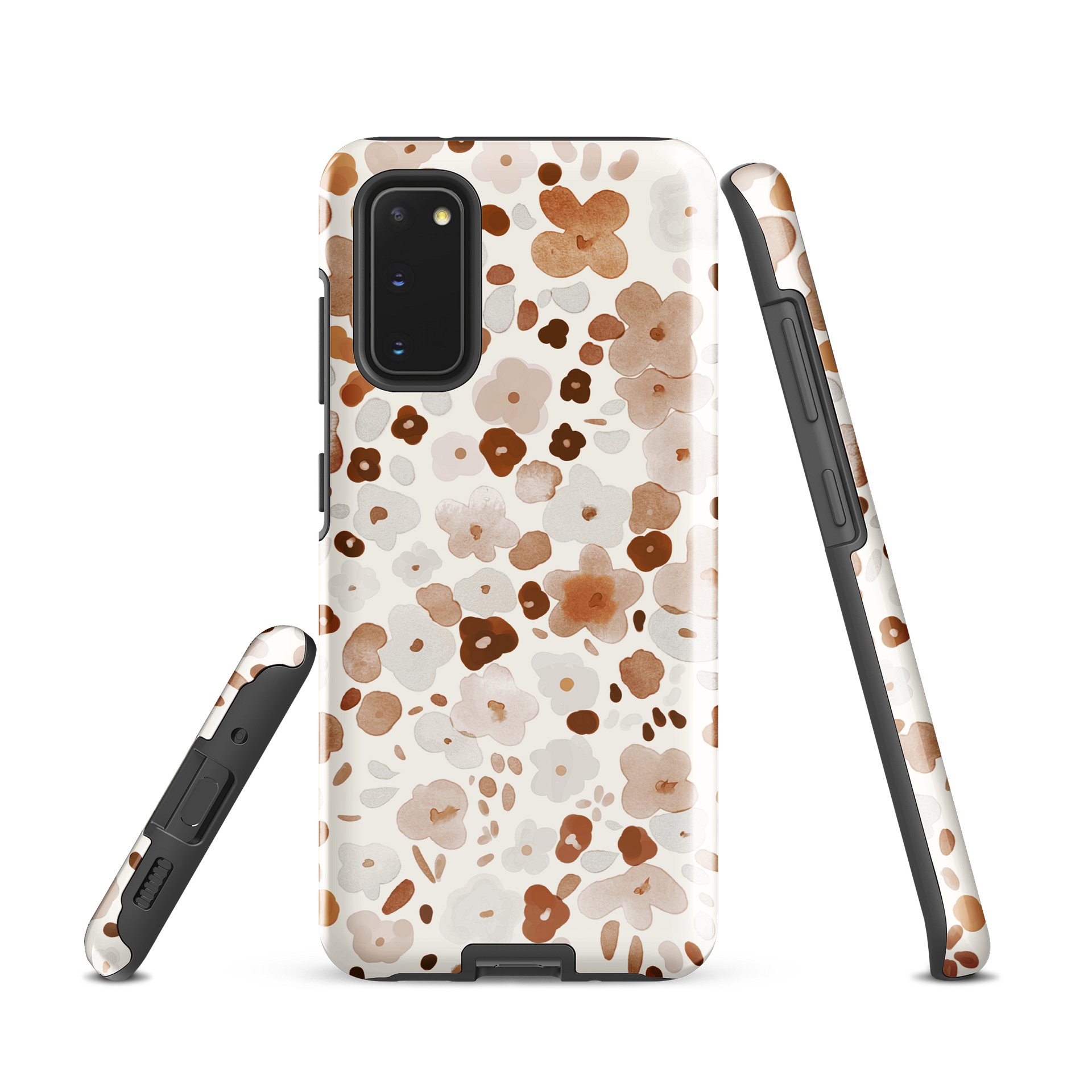 WATERCOLOR FLOWER GARDEN BEIGE Samsung® Tough Case product image (1)