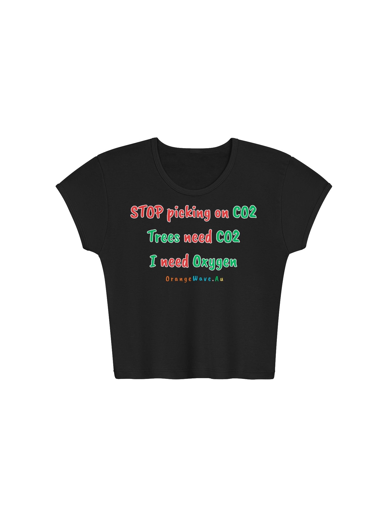 Stop Picking on CO2 Graphic Baby Tee product image (1)