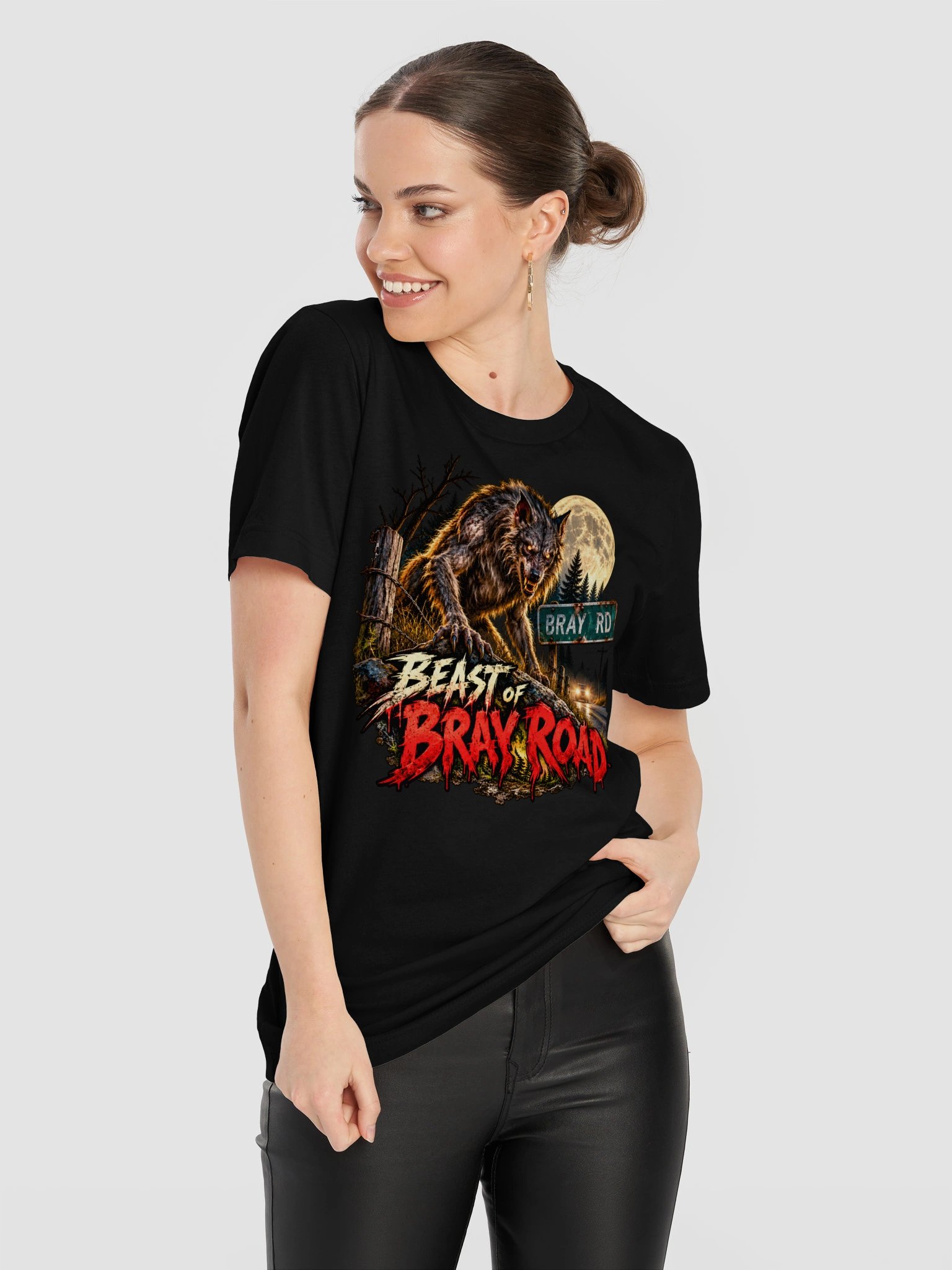 Beast of Bray Rd Werewolf Horror Tee product image (71)
